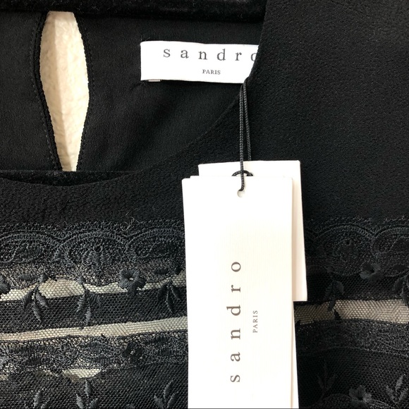 Sandro Black Dress - Picture 5 of 8